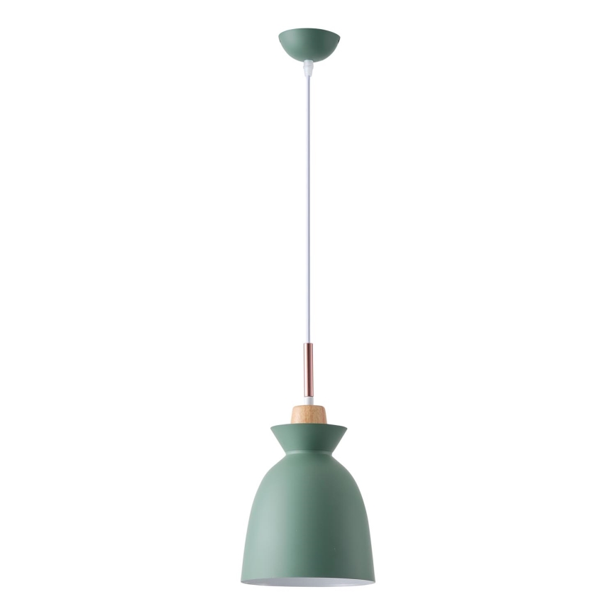 Luster na sajli 1xE27/15W/230V zelena