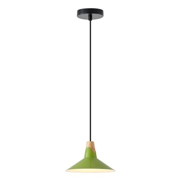 Luster na sajli 1xE27/15W/230V zelena