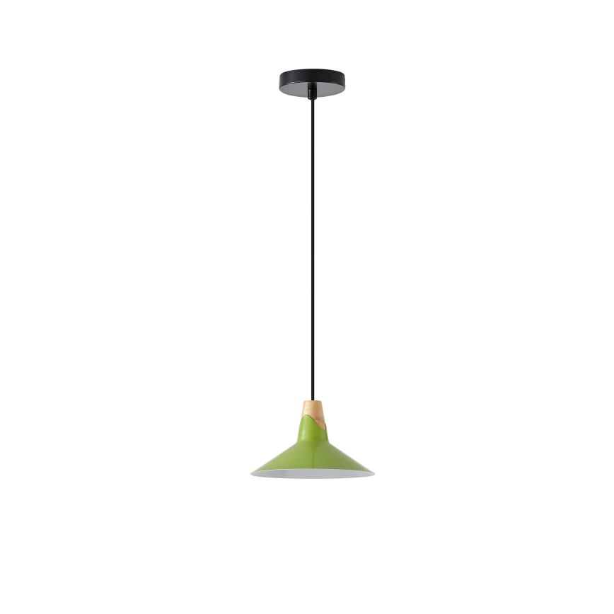 Luster na sajli 1xE27/15W/230V zelena