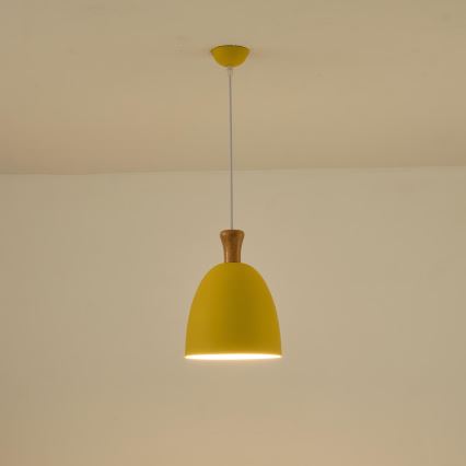 Luster na sajli 1xE27/15W/230V žuta