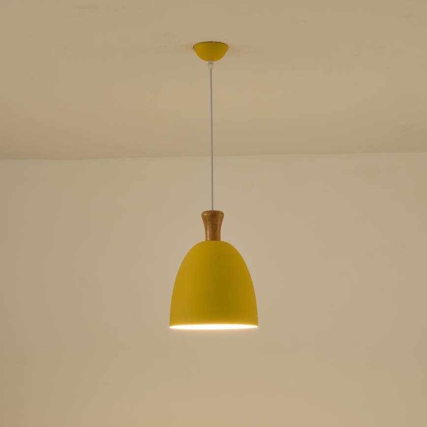 Luster na sajli 1xE27/15W/230V žuta