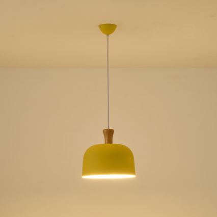 Luster na sajli 1xE27/15W/230V žuta