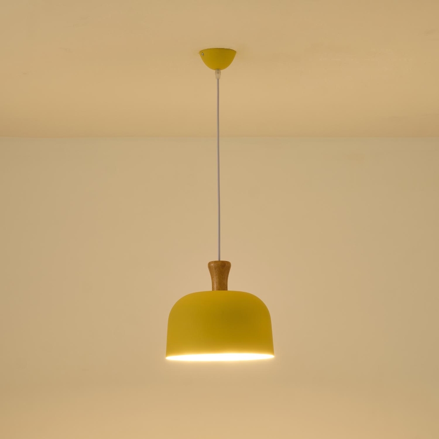 Luster na sajli 1xE27/15W/230V žuta