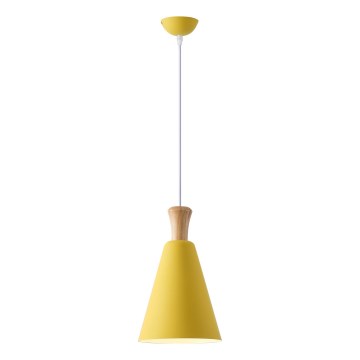 Luster na sajli 1xE27/15W/230V žuta