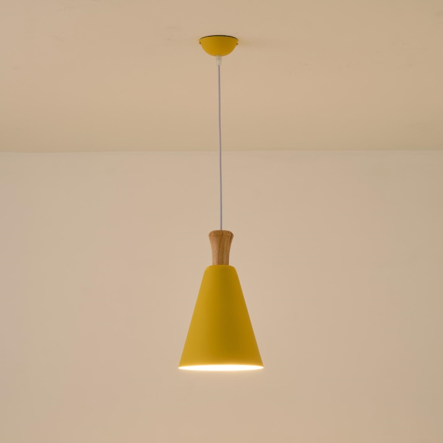 Luster na sajli 1xE27/15W/230V žuta