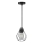 Luster na sajli 1xE27/35W/230V pr. 18 cm crno