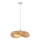 Luster na sajli 1xE27/40W/230V bambus