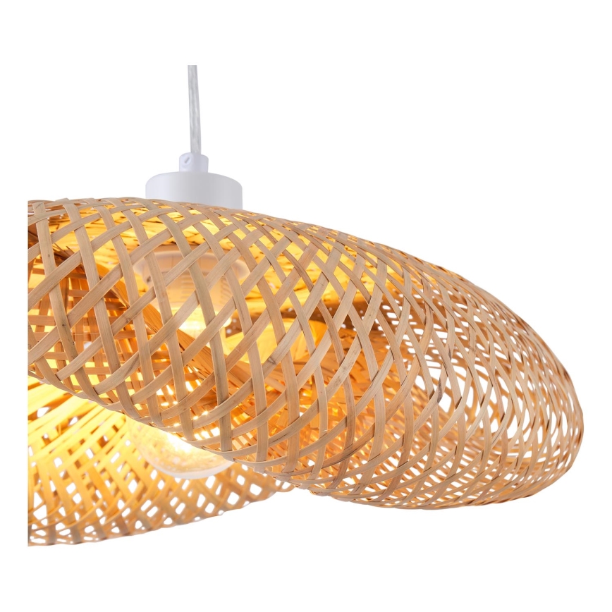 Luster na sajli 1xE27/40W/230V bambus