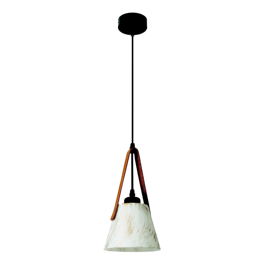 Luster na sajli 1xE27/40W/230V bela
