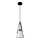 Luster na sajli 1xE27/40W/230V bela