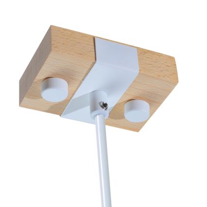 Luster na sajli 1xE27/40W/230V bukva/bela