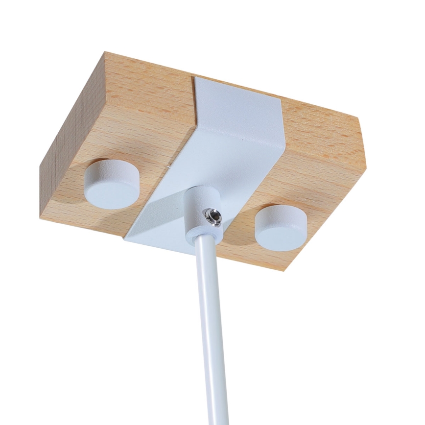Luster na sajli 1xE27/40W/230V bukva/bela