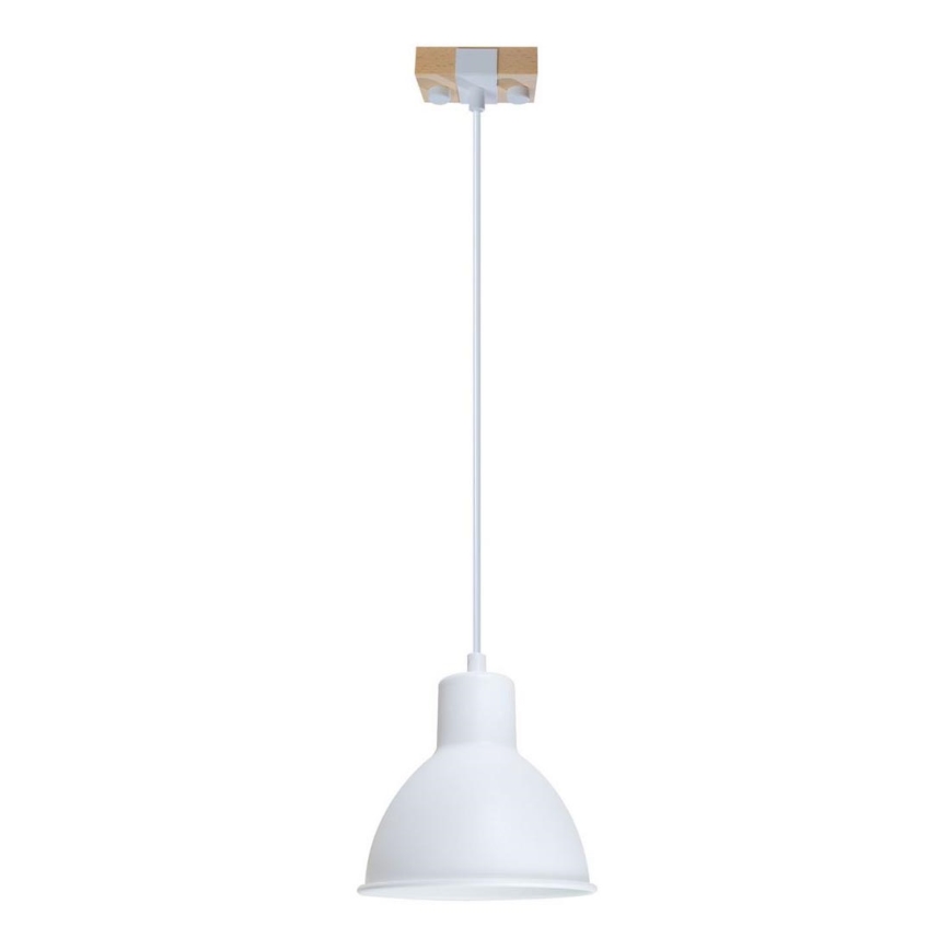 Luster na sajli 1xE27/40W/230V bukva/bela