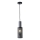 Luster na sajli 1xE27/40W/230V crno
