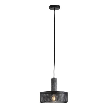 Luster na sajli 1xE27/40W/230V crno