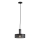 Luster na sajli 1xE27/40W/230V crno
