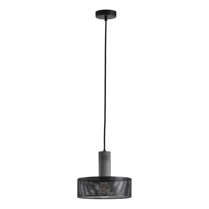 Luster na sajli 1xE27/40W/230V crno