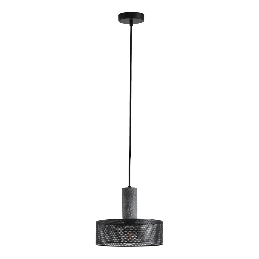 Luster na sajli 1xE27/40W/230V crno
