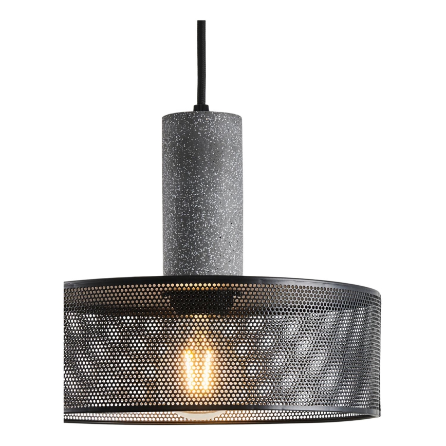 Luster na sajli 1xE27/40W/230V crno