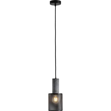 Luster na sajli 1xE27/40W/230V crno