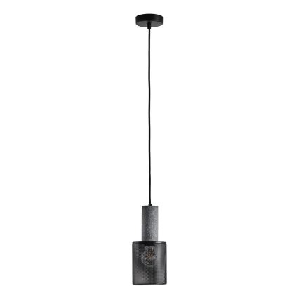 Luster na sajli 1xE27/40W/230V crno