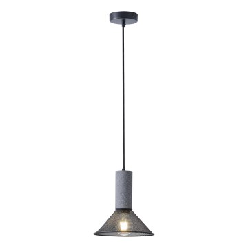 Luster na sajli 1xE27/40W/230V crno