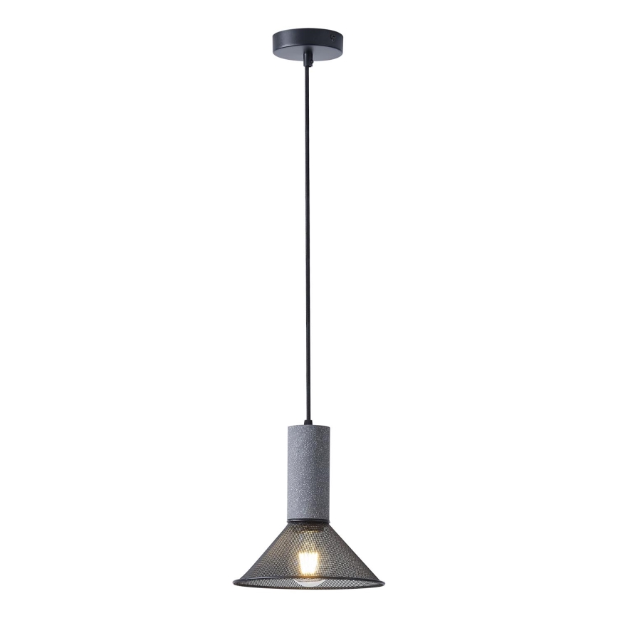 Luster na sajli 1xE27/40W/230V crno