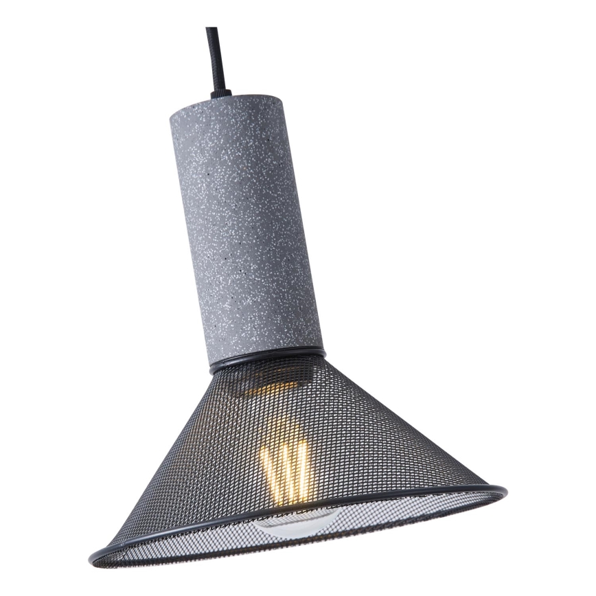Luster na sajli 1xE27/40W/230V crno