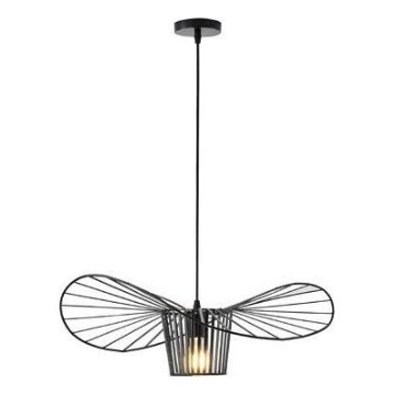 Luster na sajli 1xE27/40W/230V crno