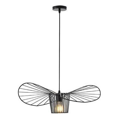 Luster na sajli 1xE27/40W/230V crno
