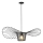 Luster na sajli 1xE27/40W/230V crno