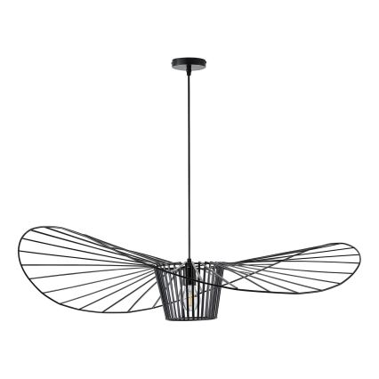 Luster na sajli 1xE27/40W/230V crno