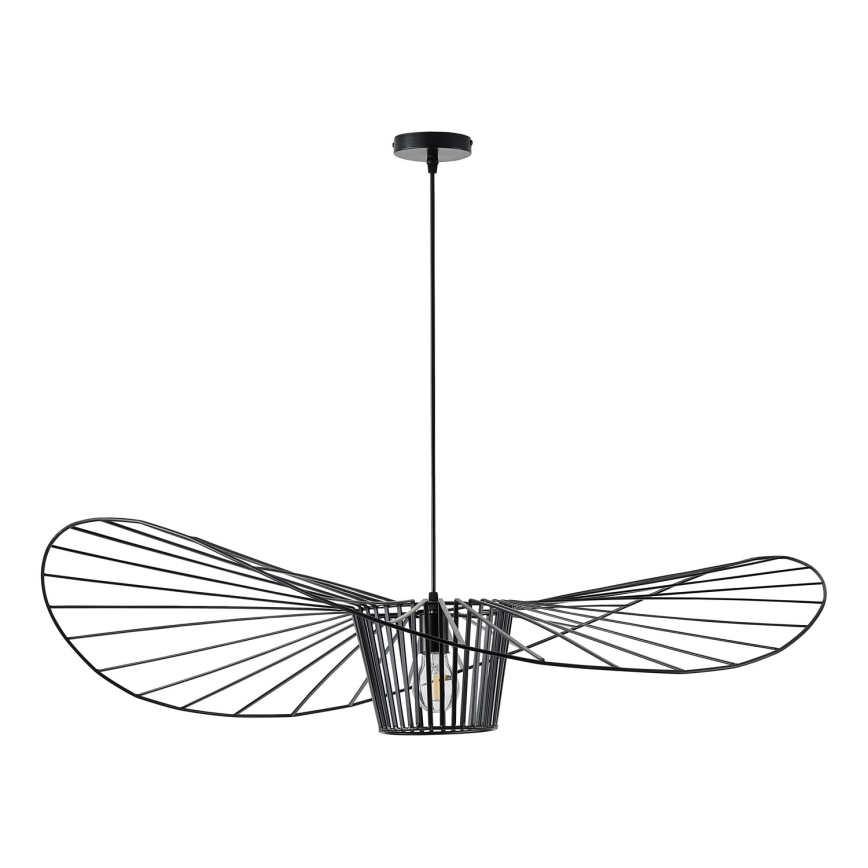 Luster na sajli 1xE27/40W/230V crno