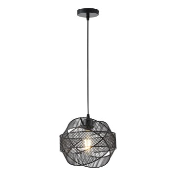 Luster na sajli 1xE27/40W/230V crno