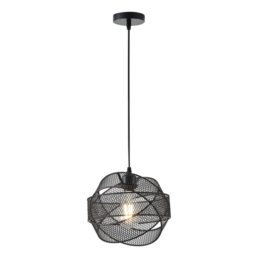 Luster na sajli 1xE27/40W/230V crno