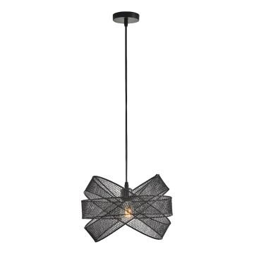 Luster na sajli 1xE27/40W/230V crno