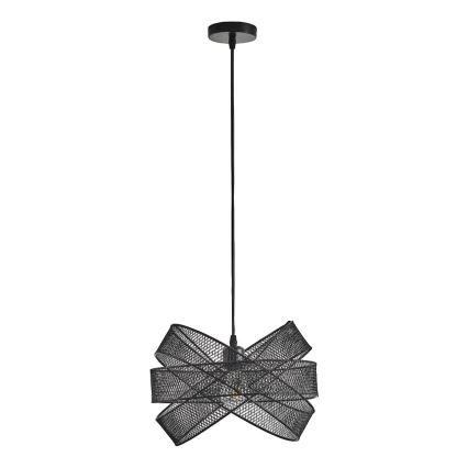 Luster na sajli 1xE27/40W/230V crno