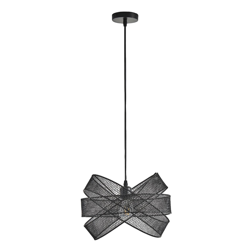 Luster na sajli 1xE27/40W/230V crno