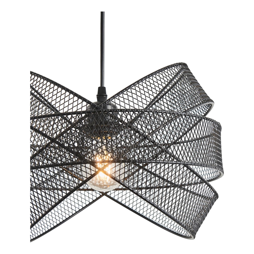 Luster na sajli 1xE27/40W/230V crno