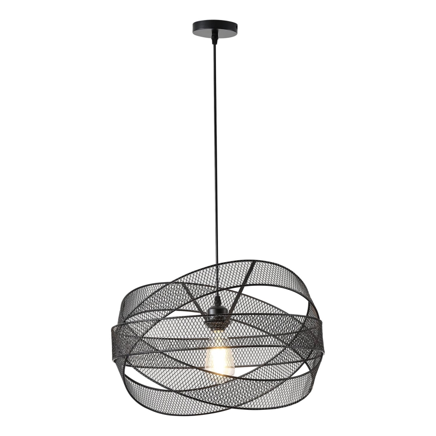 Luster na sajli 1xE27/40W/230V crno