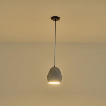 Luster na sajli 1xE27/40W/230V sivo