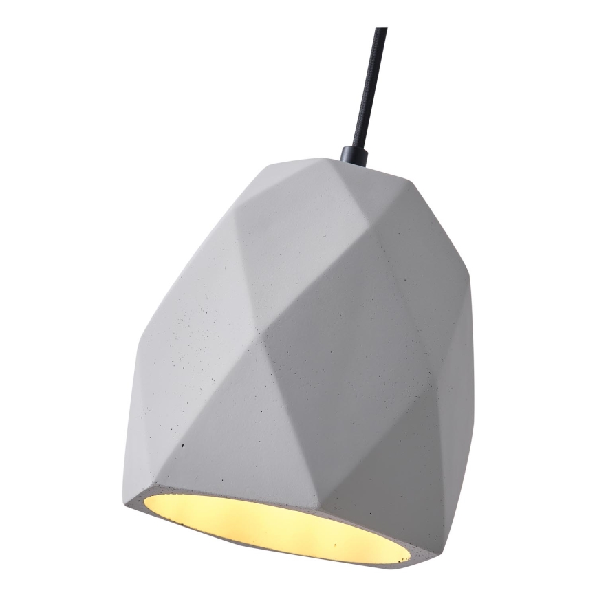 Luster na sajli 1xE27/40W/230V sivo