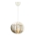 Luster na sajli 1xE27/60W/230V bela pr. 20 cm