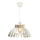 Luster na sajli 1xE27/60W/230V bela pr. 39 cm