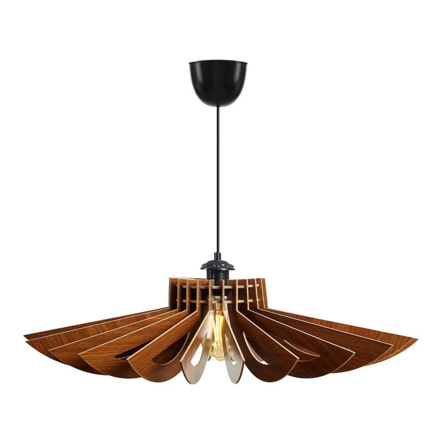 Luster na sajli 1xE27/60W/230V, braon, prečnik 68 cm