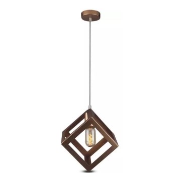 Luster na sajli 1xE27/60W/230V bronza