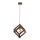 Luster na sajli 1xE27/60W/230V bronza
