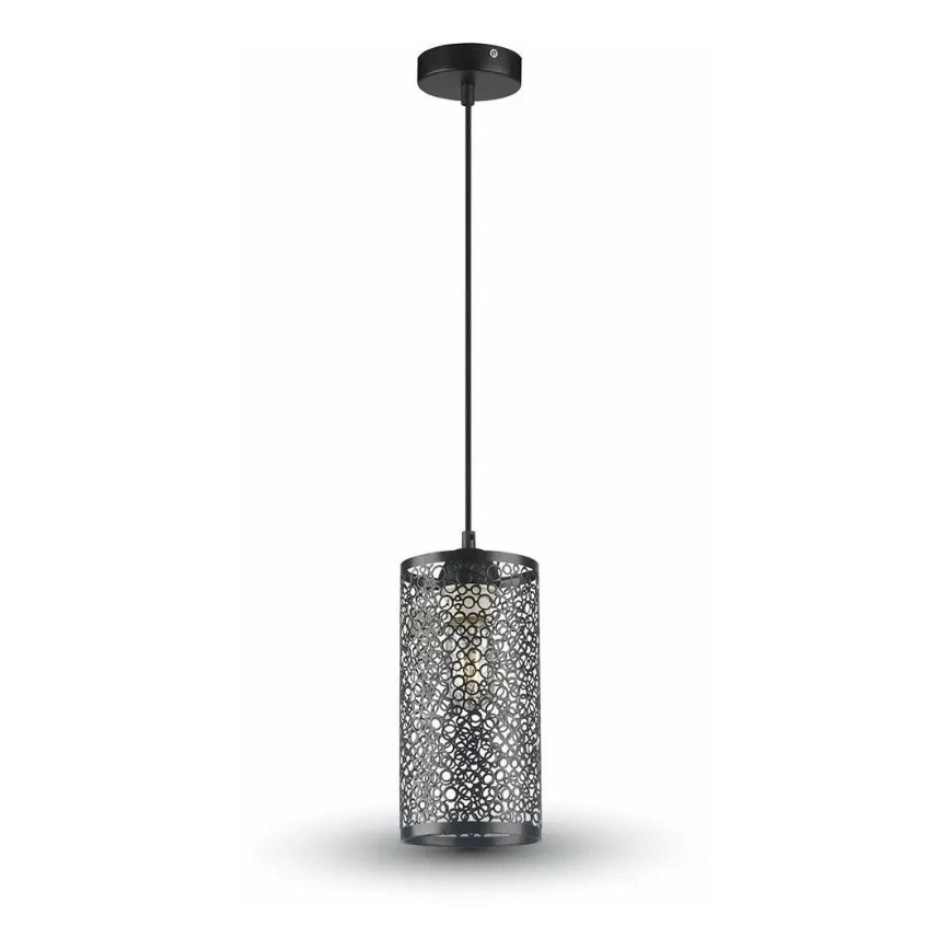 Luster na sajli 1xE27/60W/230V crno