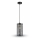 Luster na sajli 1xE27/60W/230V crno