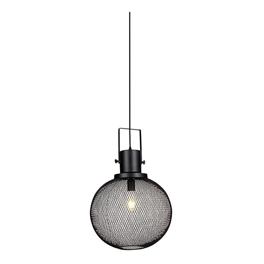 Luster na sajli 1xE27/60W/230V crno
